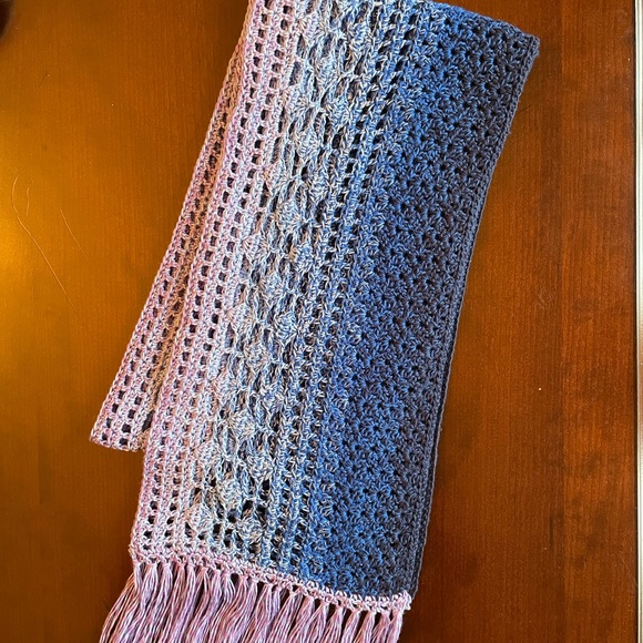 Hand Crocheted Scarf - Picture 3 of 6